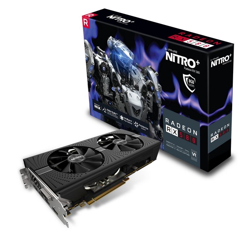 Sapphire Radeon NITRO+ RX 580 8GD5, 8GB GDDR5